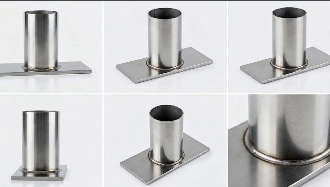 Welded steel sub-assembly sample