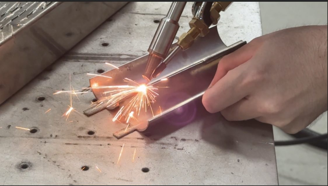 MIG/TIG weld on a steel assembly