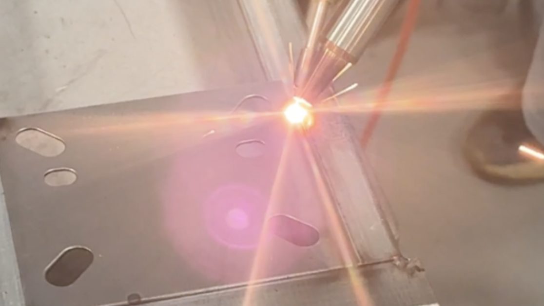 MIG/TIG weld bead on a fabricated part